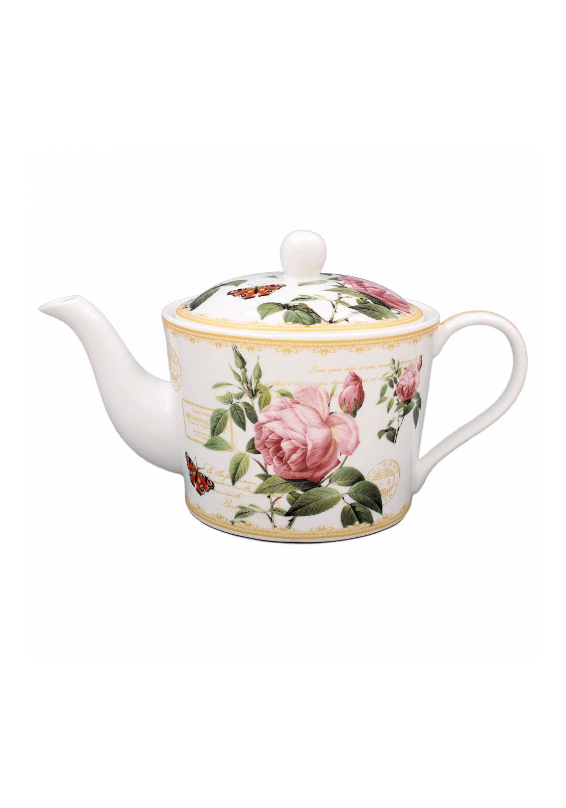 The Home Collection Redoute Rose Tea Pot 1 Shaws Department Stores