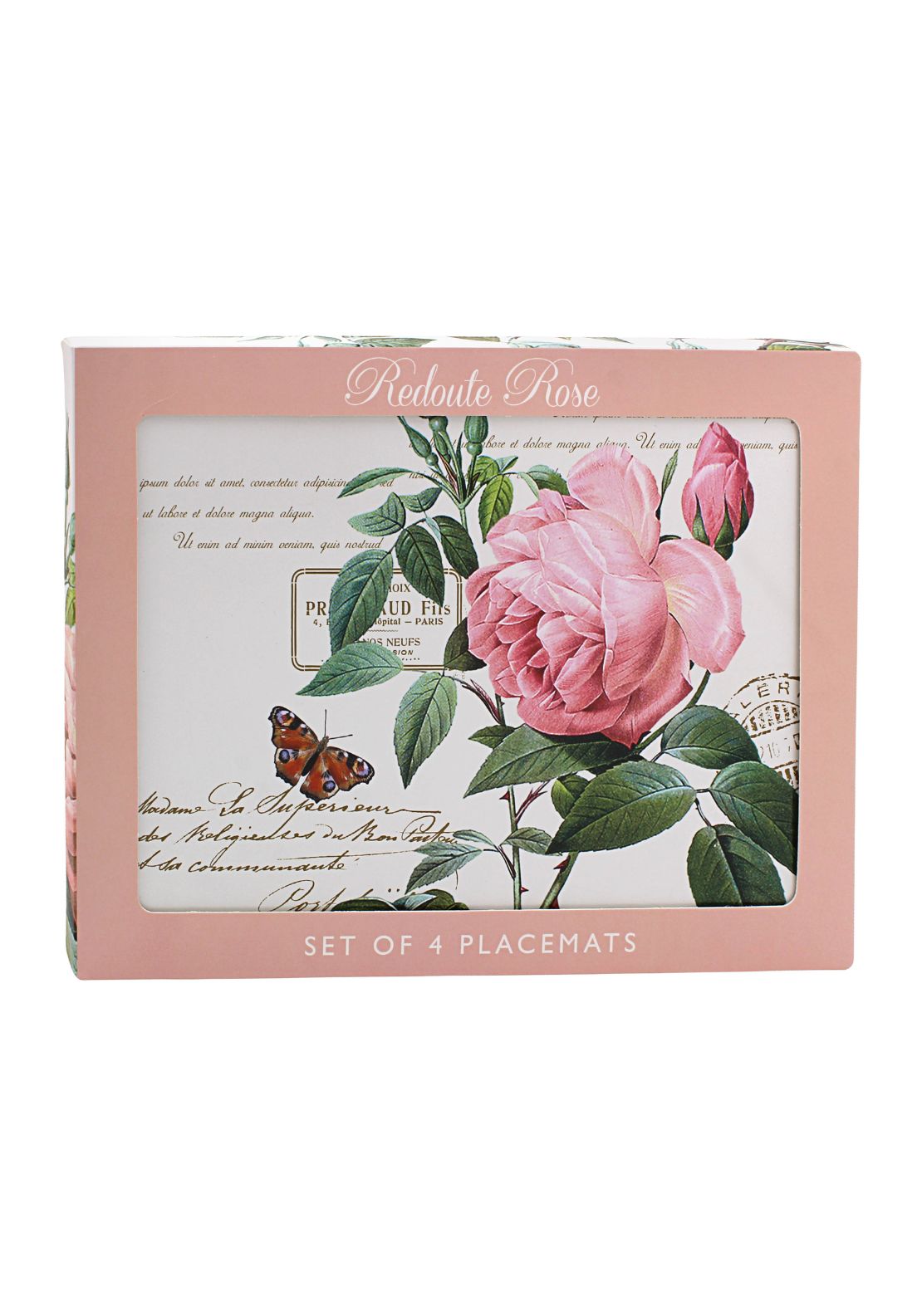 The Home Collection Redoute Rose Placemats Set of 4 2 Shaws Department Stores