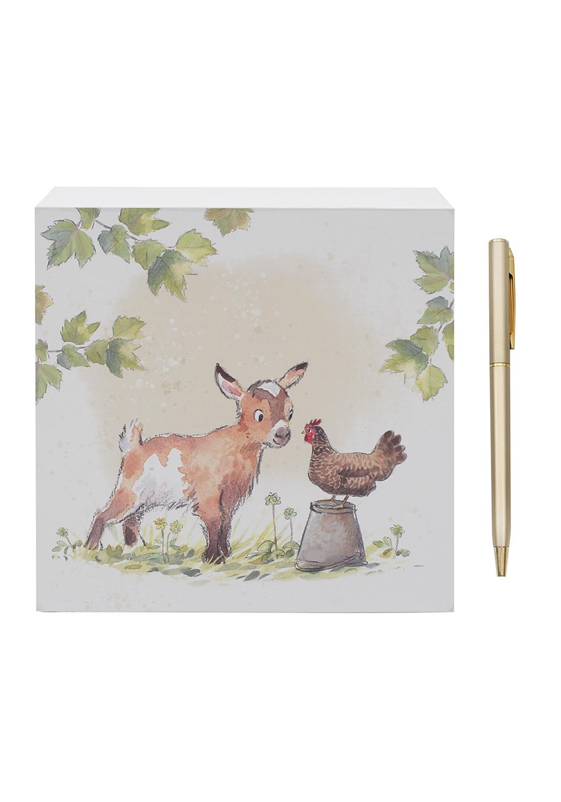 Goat &amp; Hen Memo Pad - Multi