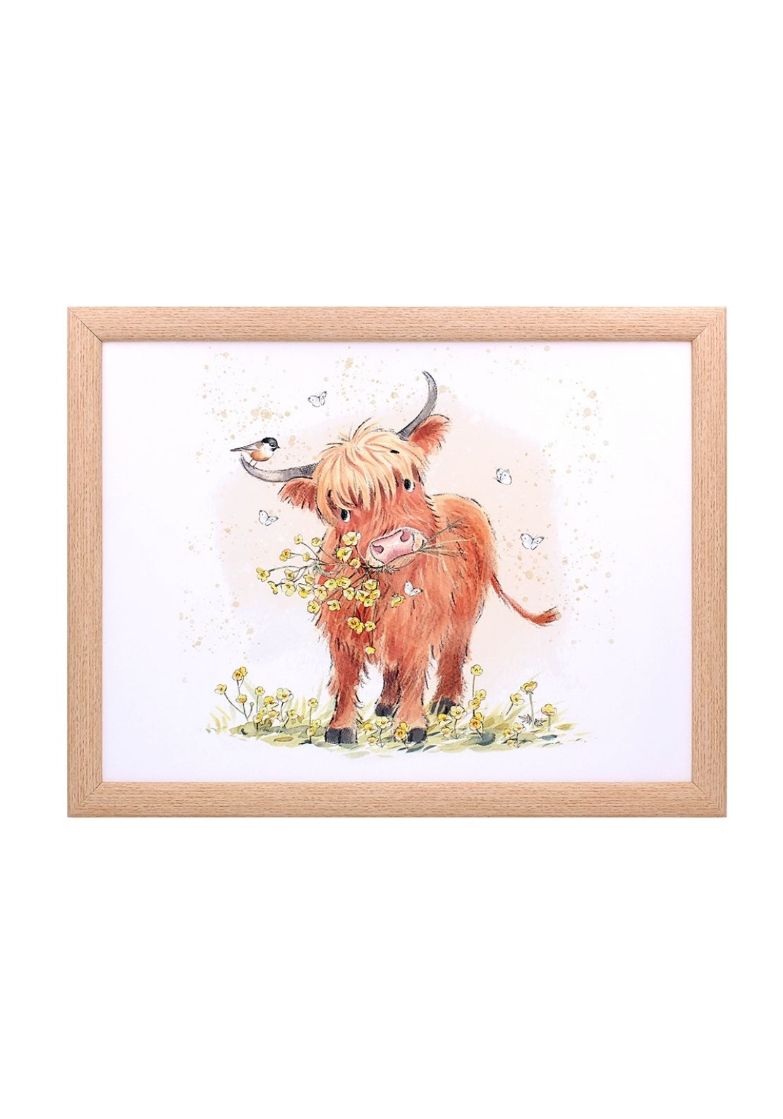 Highland Cow Laptray - Multi
