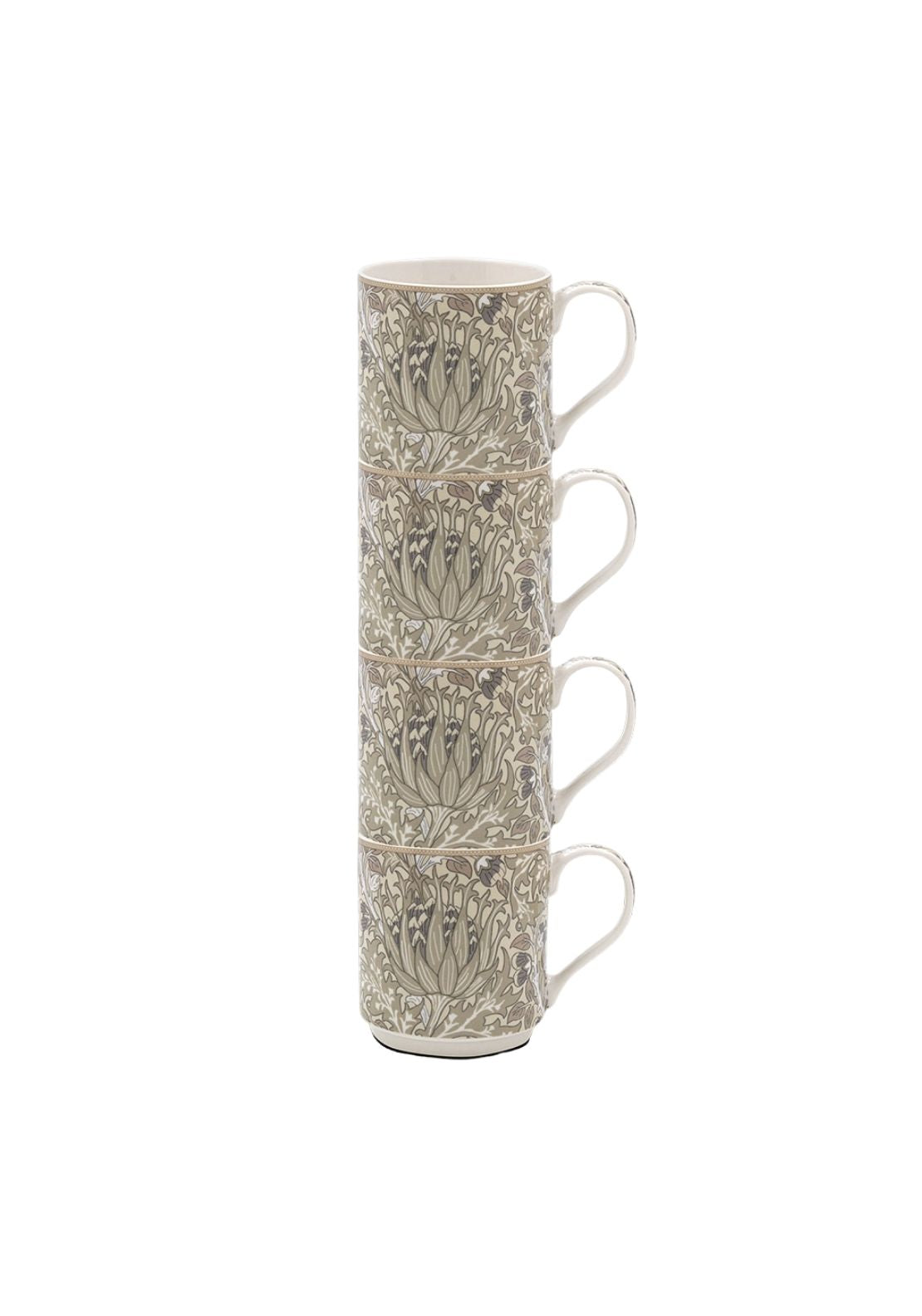 Artichoke Stacking Mugs Set Of 4 - Multi