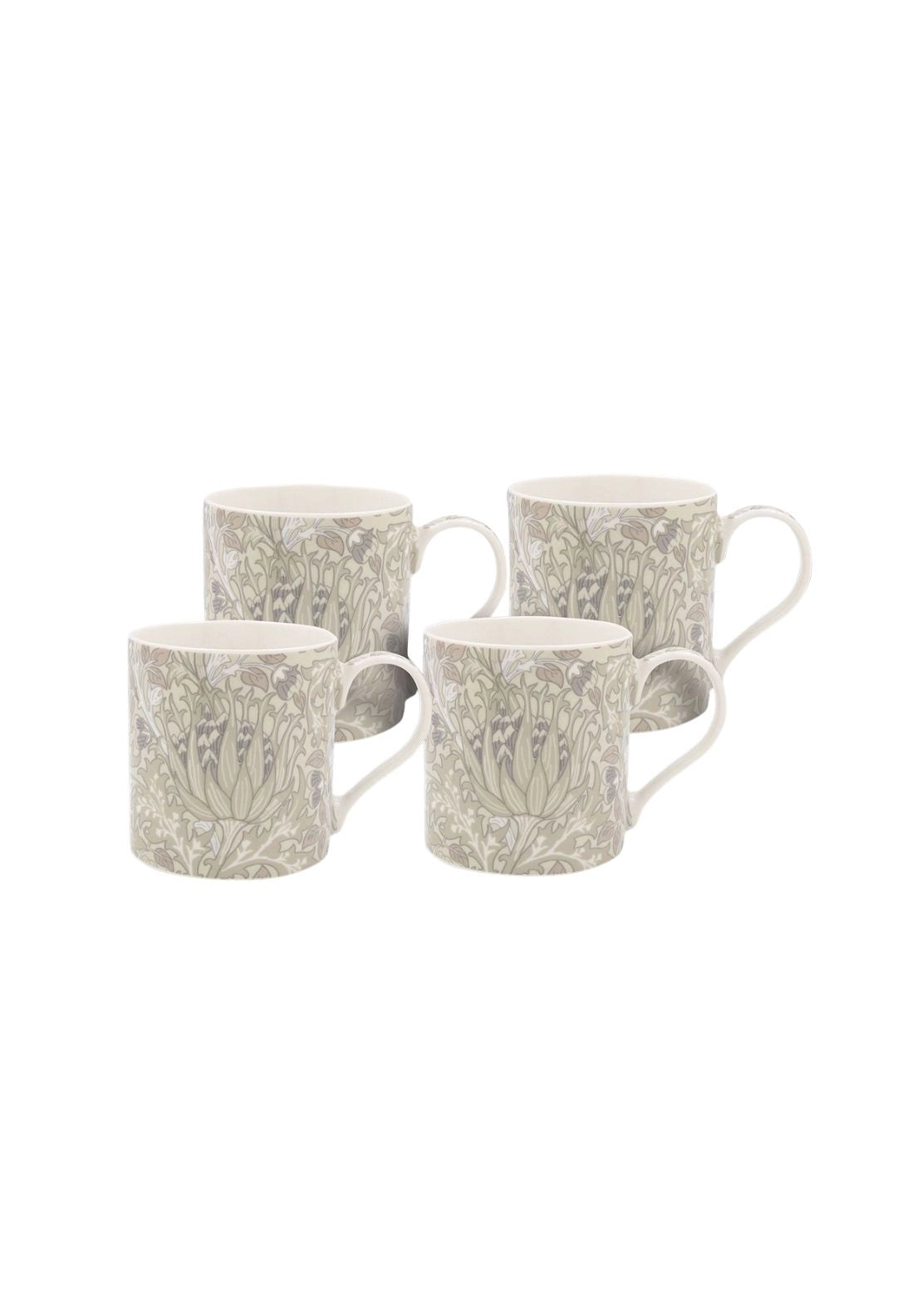 Artichoke Mugs Set Of 4 - Multi