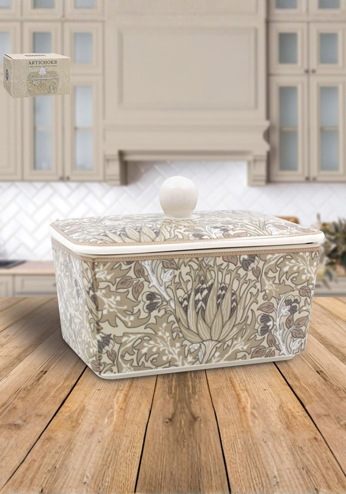 Artichoke Butter Dish - Multi