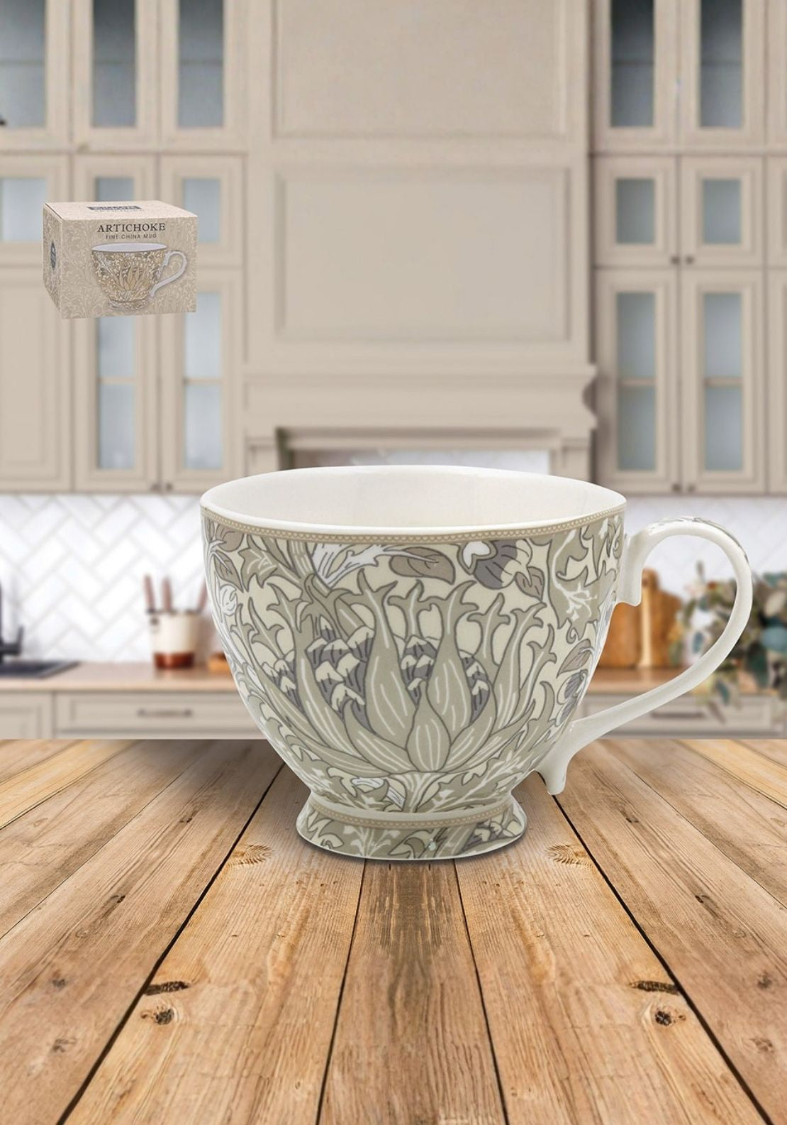 Artichoke Footed Mug - Multi