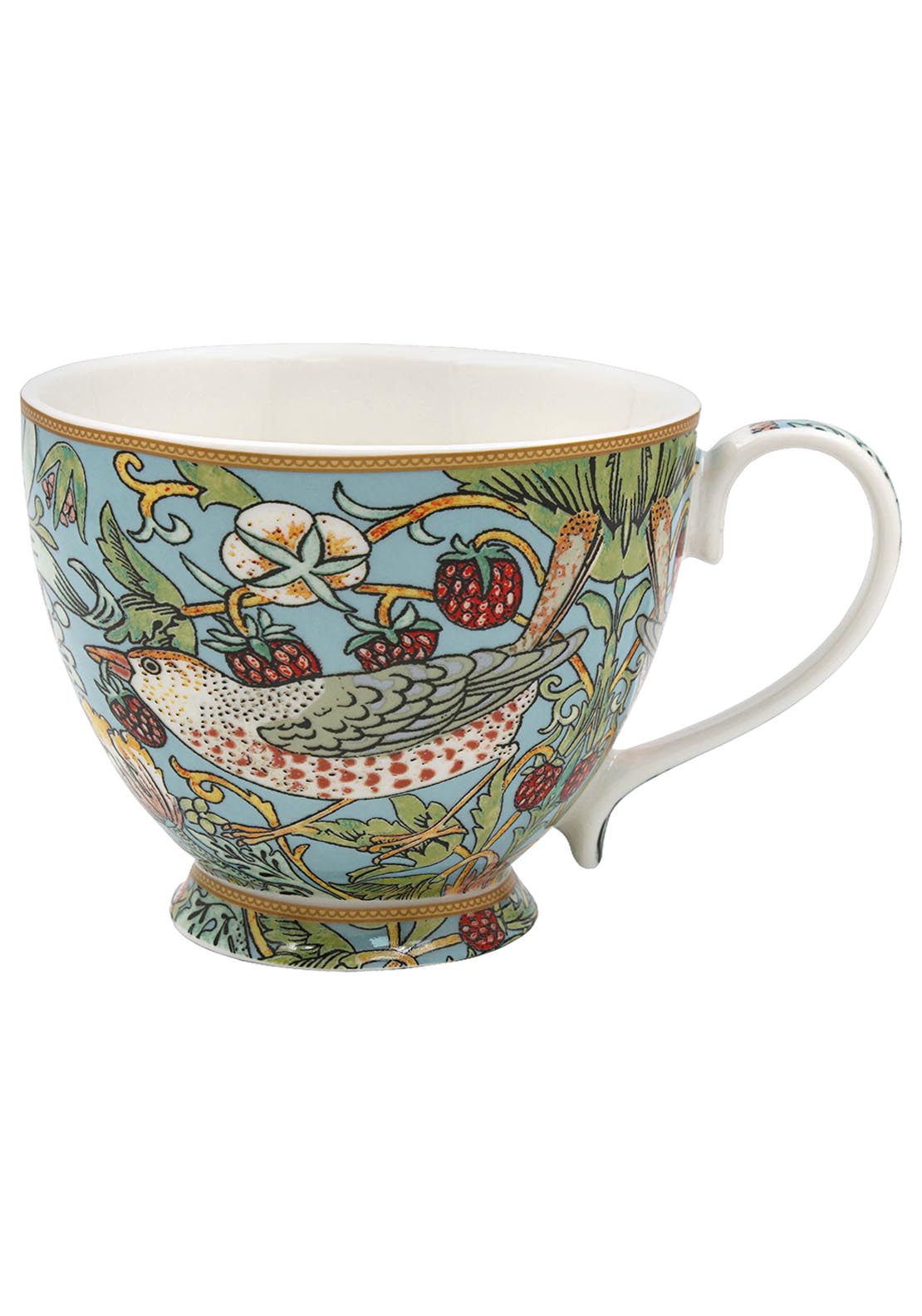 Strawberry Thief Footed Mug - Multi