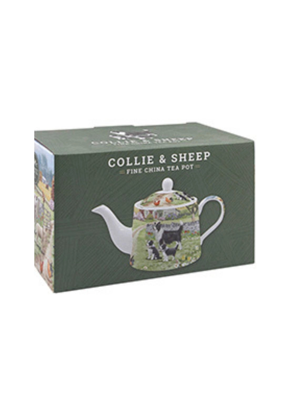 Collie &amp; Sheep Teapot - Multi
