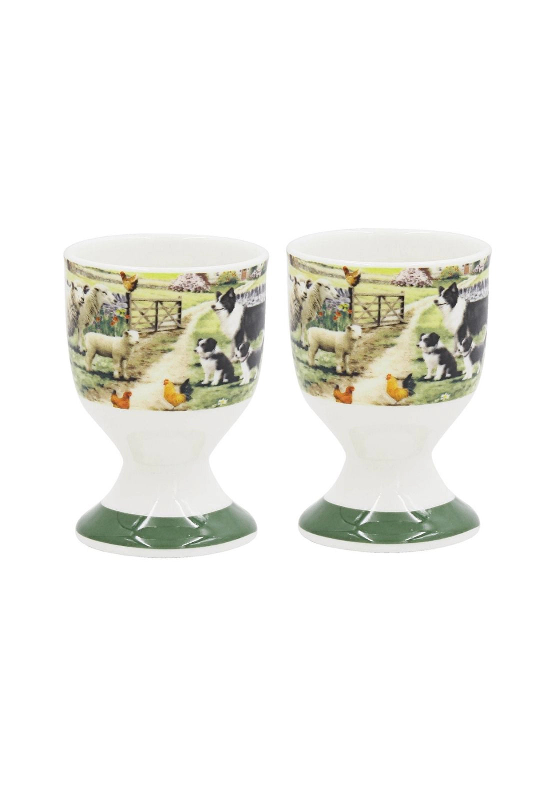 Collie &amp; Sheep Egg Cups - Multi