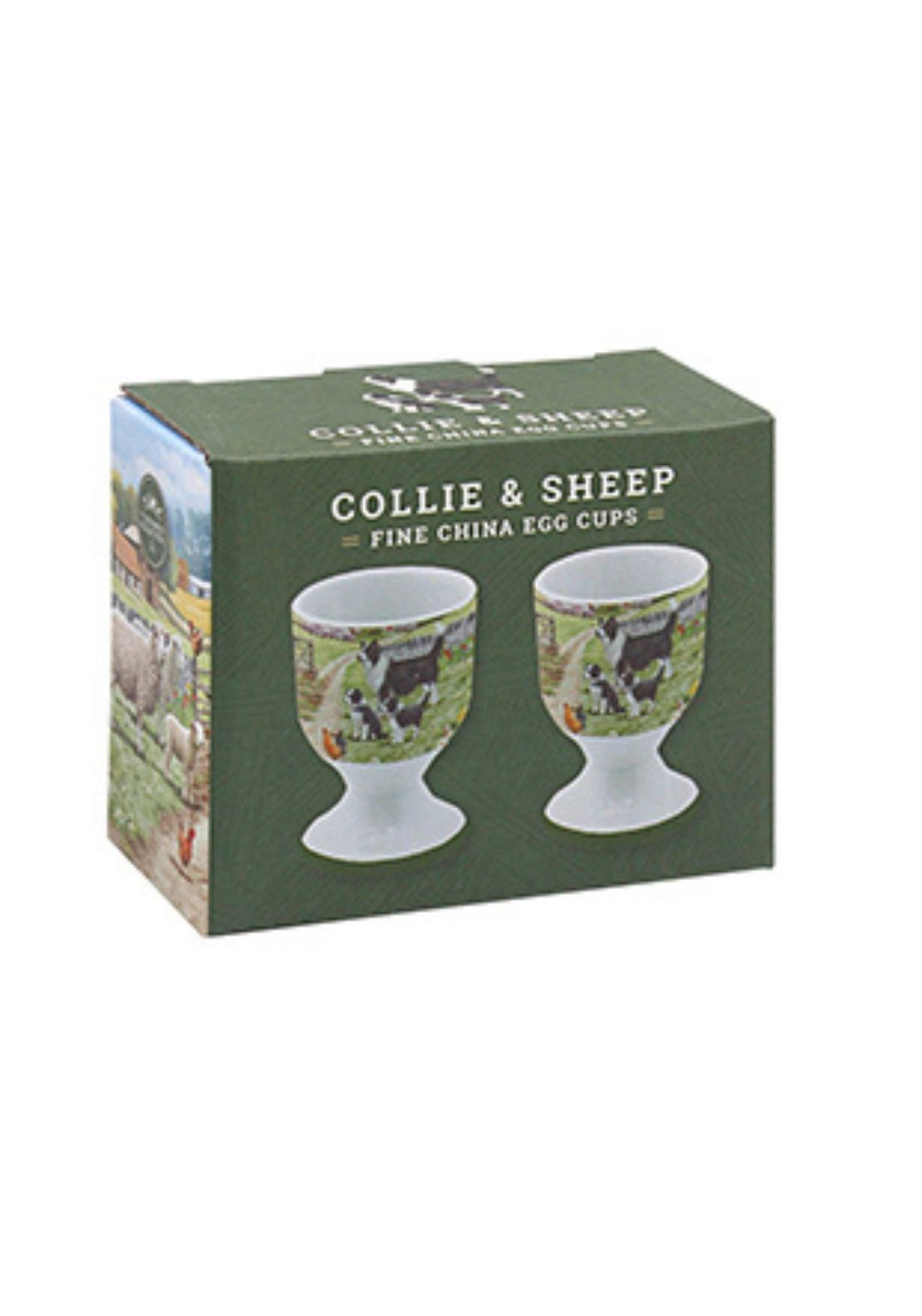 Collie &amp; Sheep Egg Cups - Multi