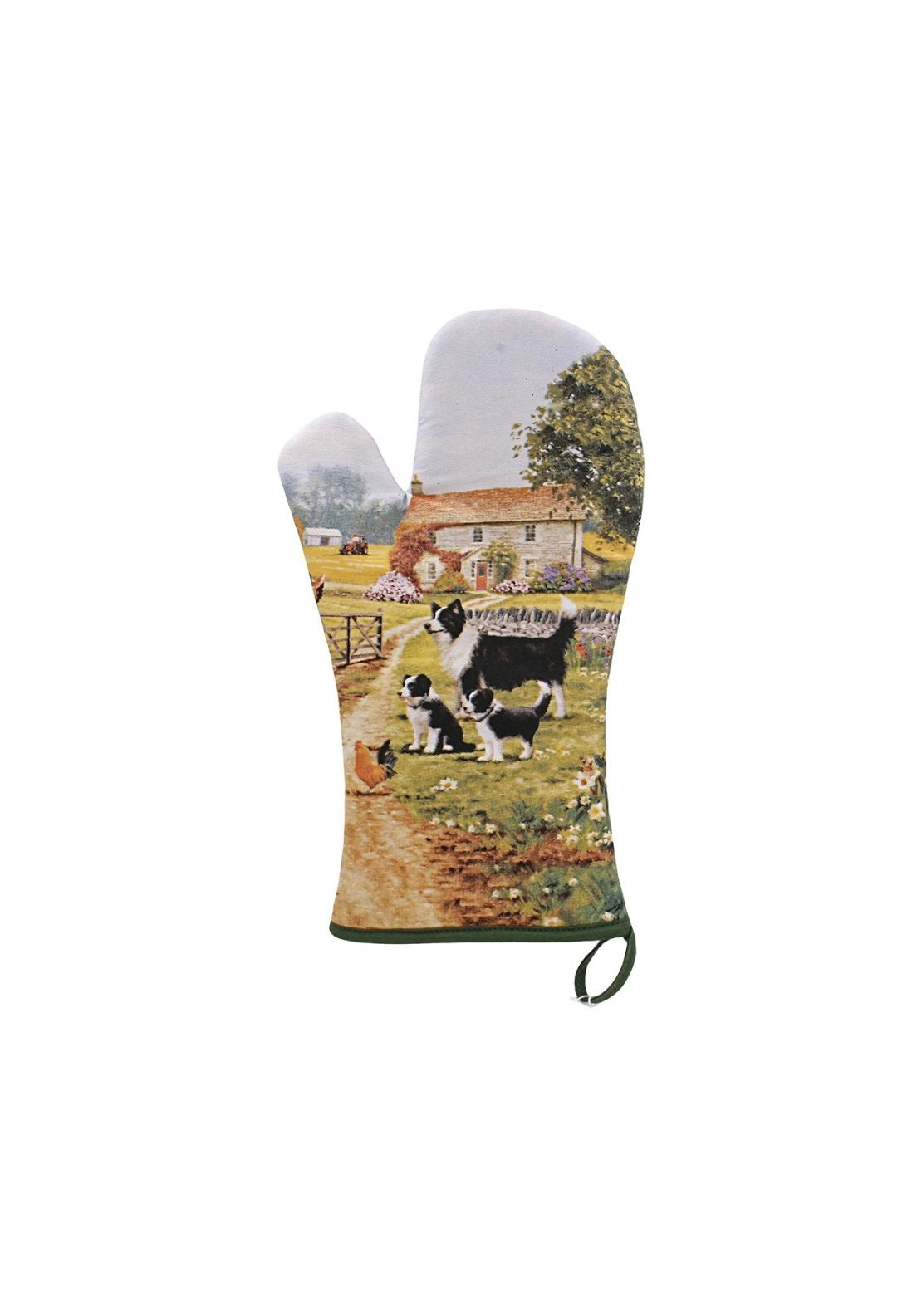 Collie &amp; Sheep Single Ovenglove - Multi