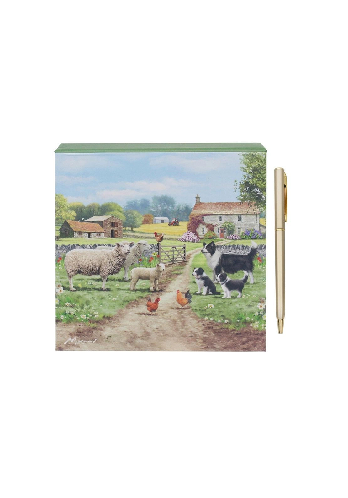 Collie &amp; Sheep Memo Pad - Multi