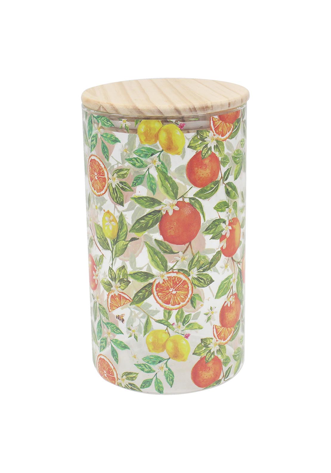 Oranges &amp; Lemons Canister Large - Multi