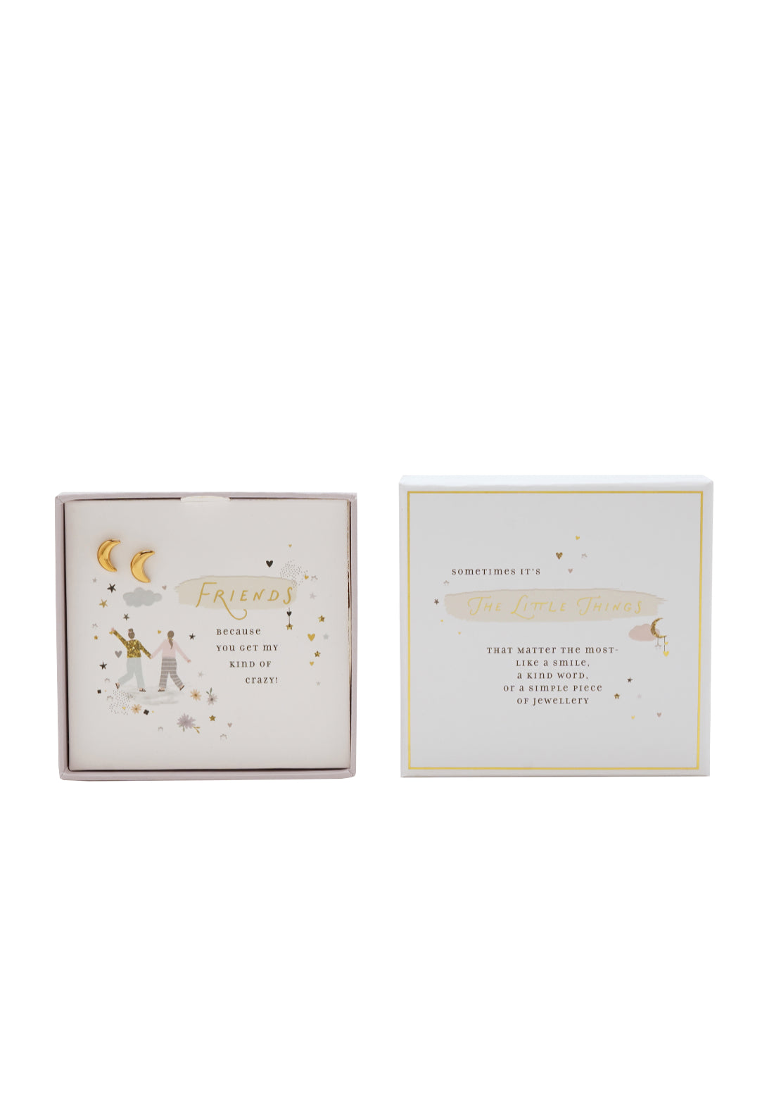 Boxed Earrings - Friend