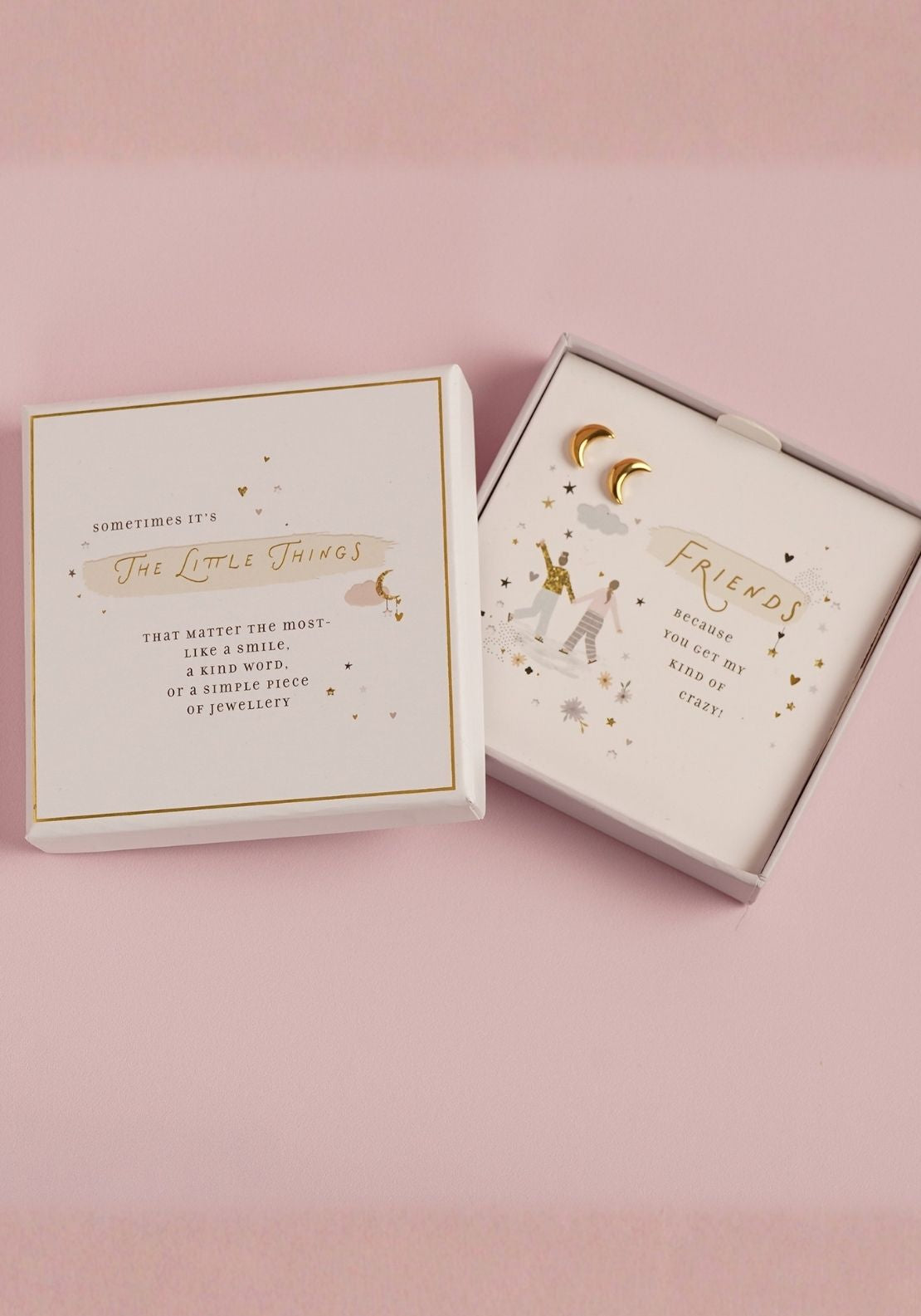 Boxed Earrings - Friend