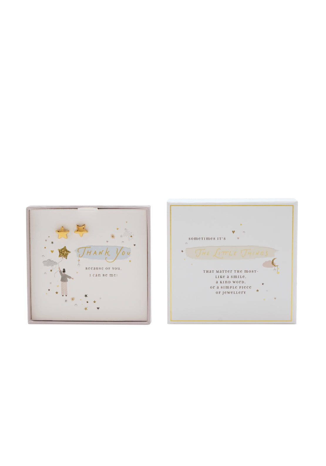 Boxed Earrings - Thank You
