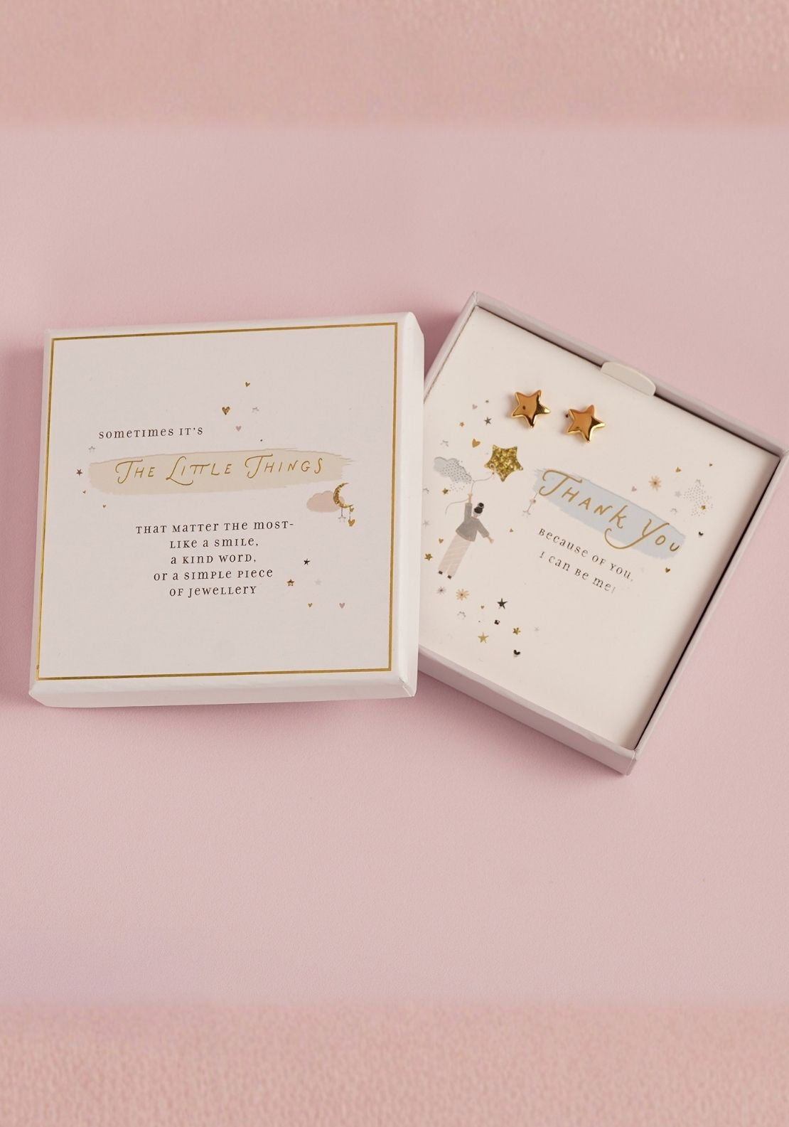 Boxed Earrings - Thank You