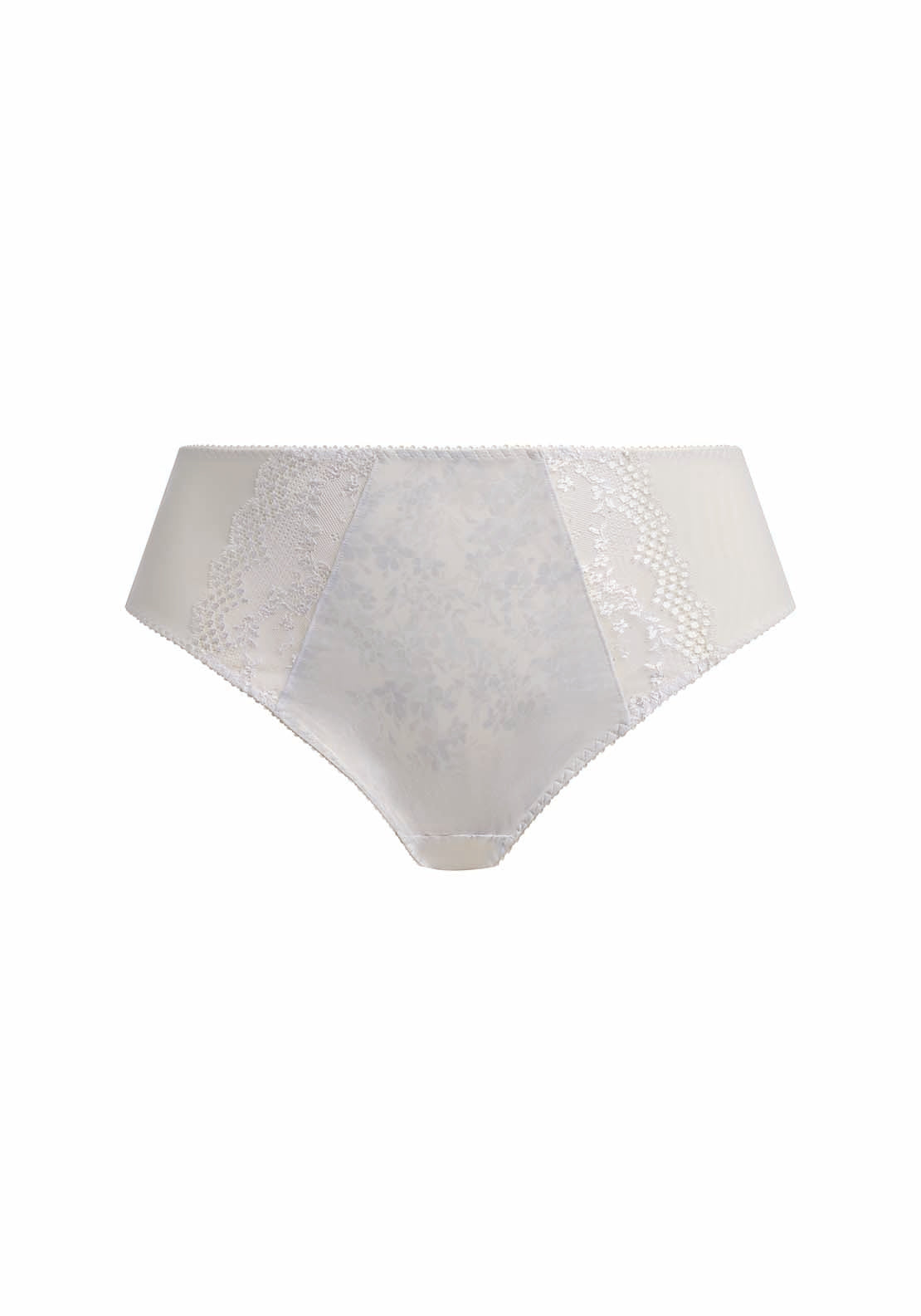 Elomi Lucie High Leg Brief - White 1 Shaws Department Stores