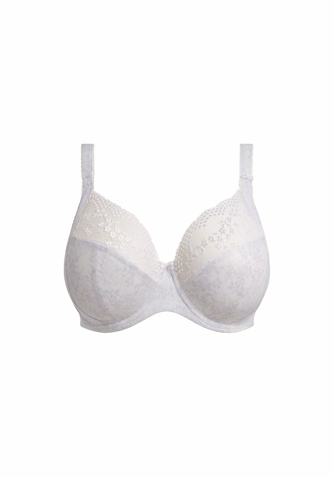 Elomi Lucie Underwire Plunge Bra - White 1 Shaws Department Stores