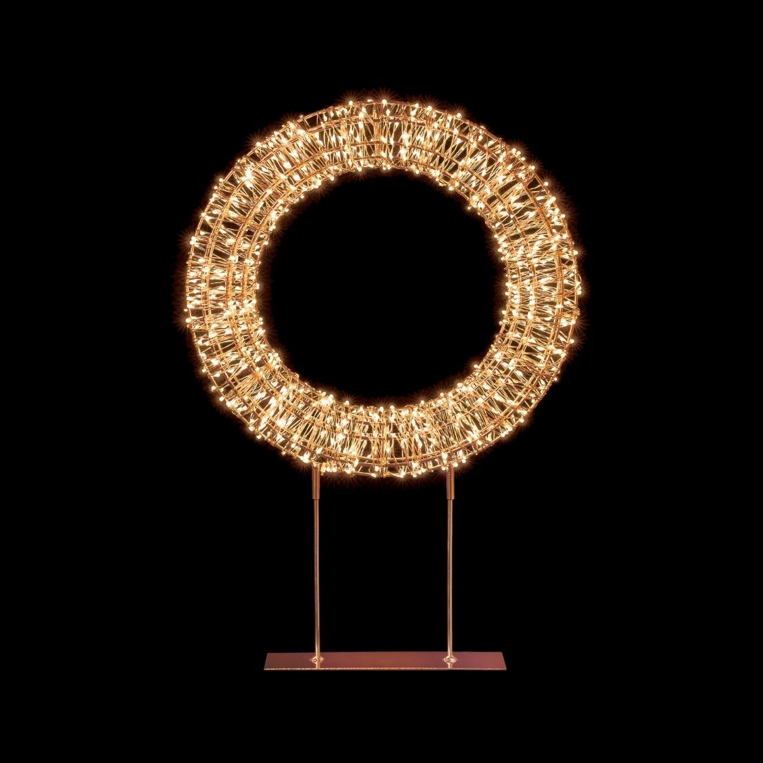 ROSE GOLD TABLE TOP WREATH
