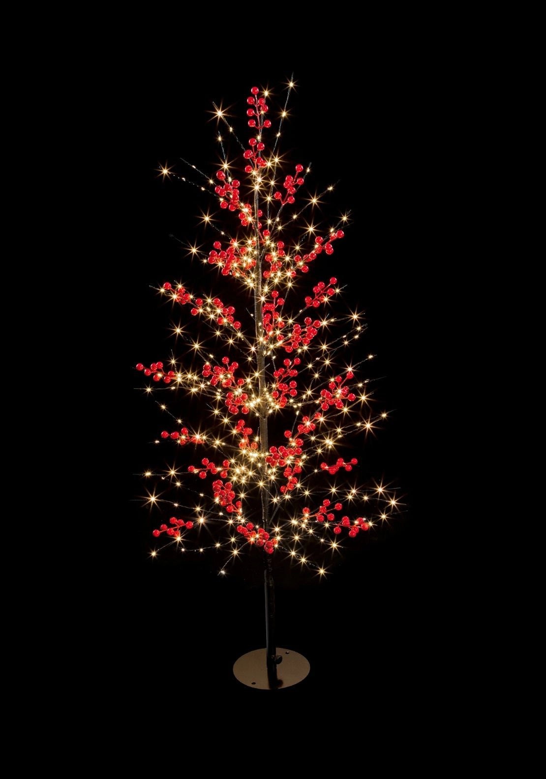 LED Berry Tree - Red