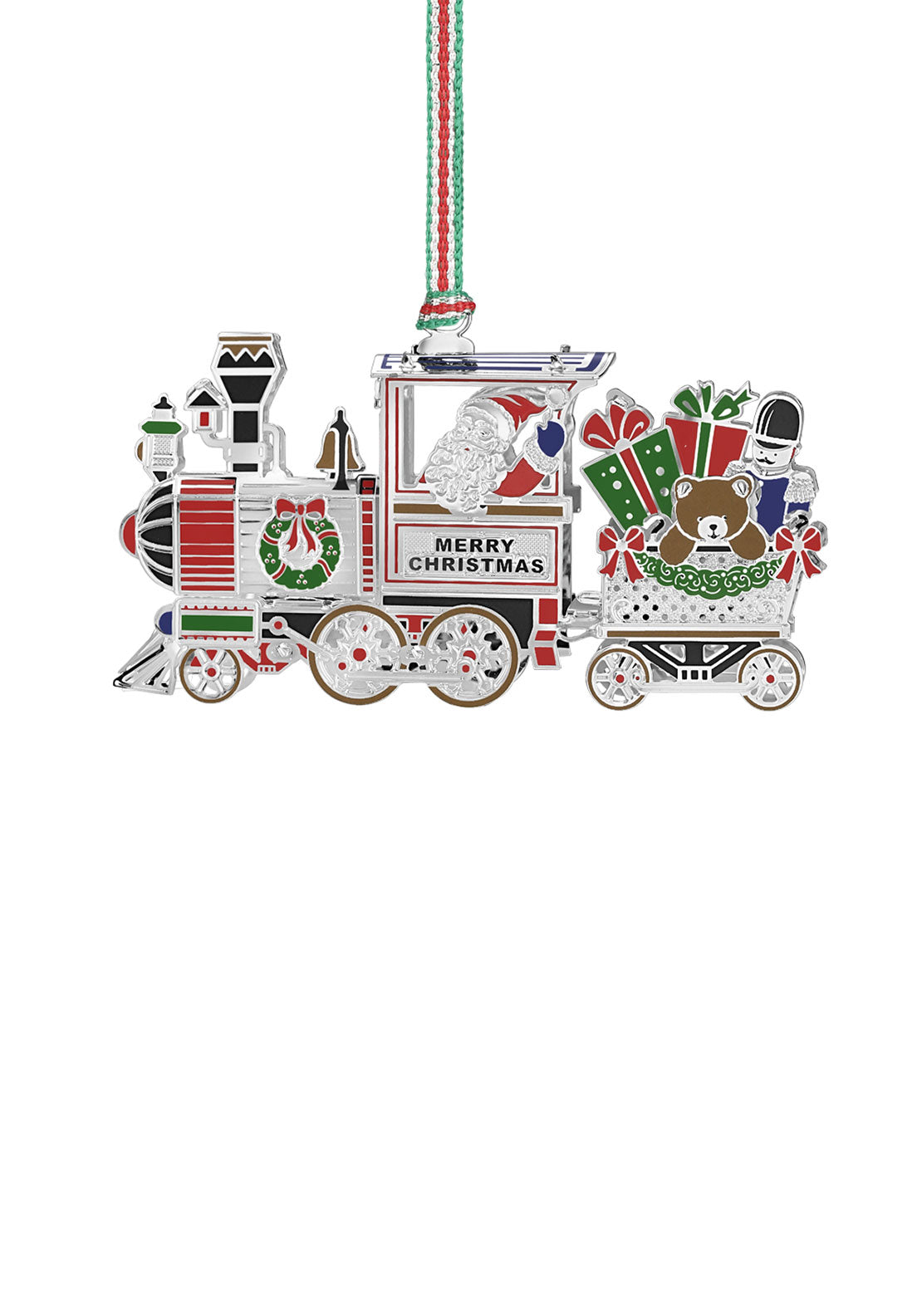 Newbridge Silverware Santa Train Carriage Tree Decoration 1 Shaws Department Stores