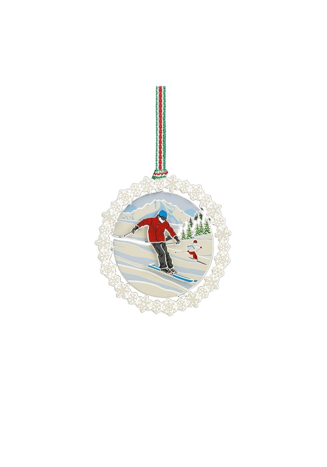 On The Piste Xmas Tree Decoration