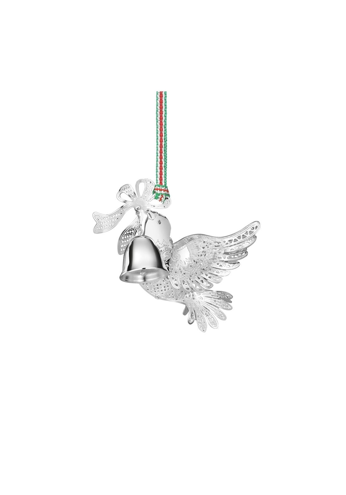 Dove With Bell Xmas Tree Decoration