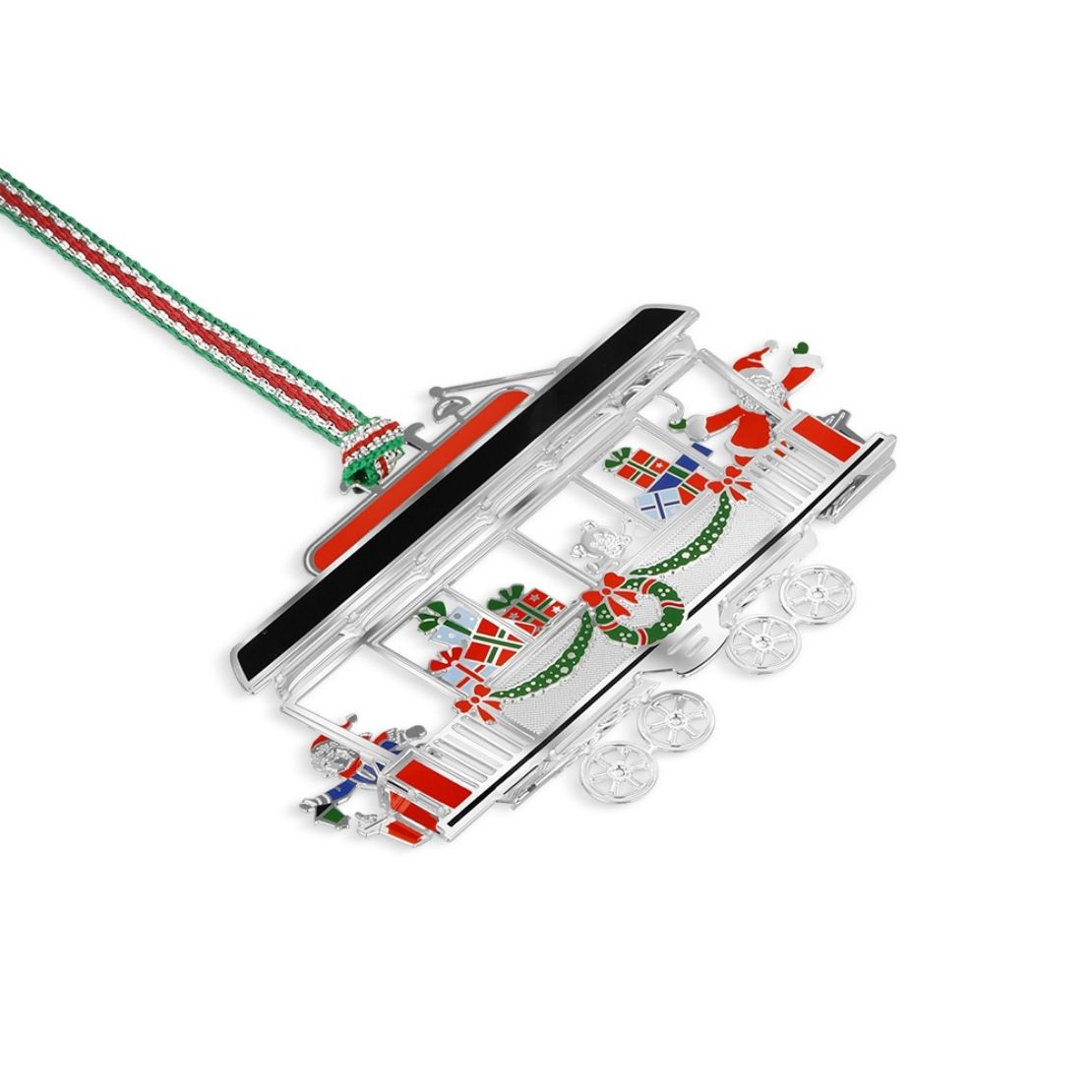 Tram Carriage Xmas Tree Decoration