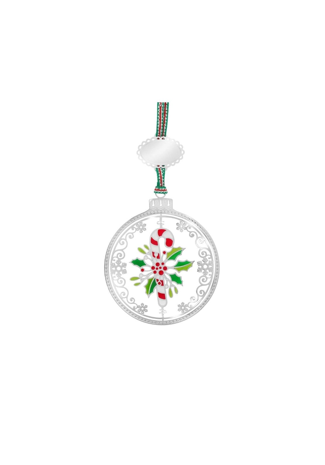 Candy Cane Bauble Christmas Tree Decoration - Multi