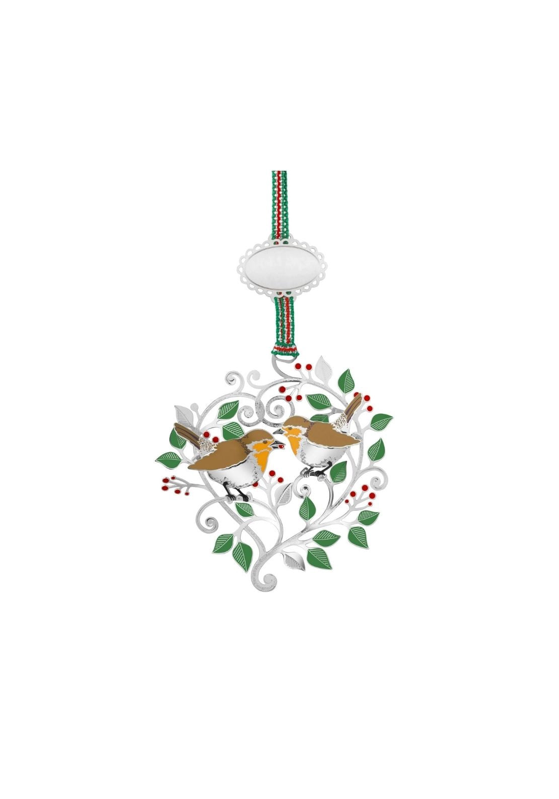 Winter Robins Christmas Tree Decoration - Multi