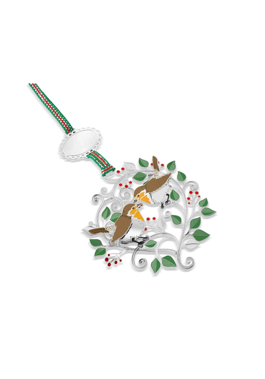 Winter Robins Christmas Tree Decoration - Multi