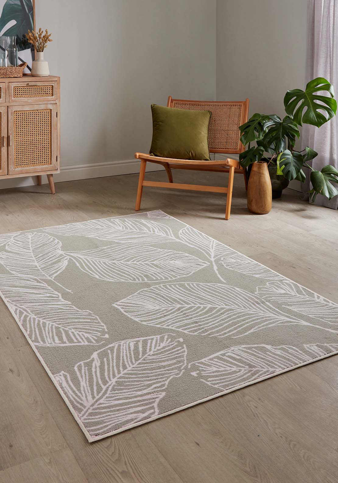 The Home Collection Leaf Washable Rug - Natural 2 Shaws Department Stores