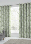 Leaf Ready Made Curtains - Green