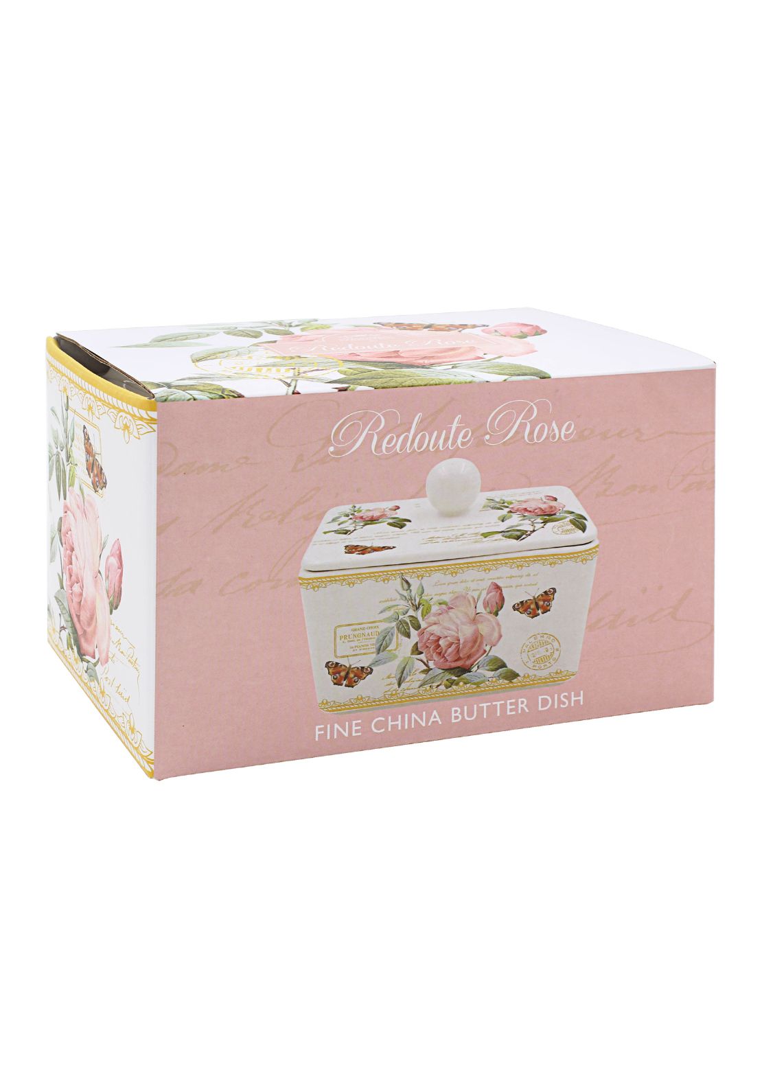 The Home Collection Redoute Rose Butter Dish 2 Shaws Department Stores