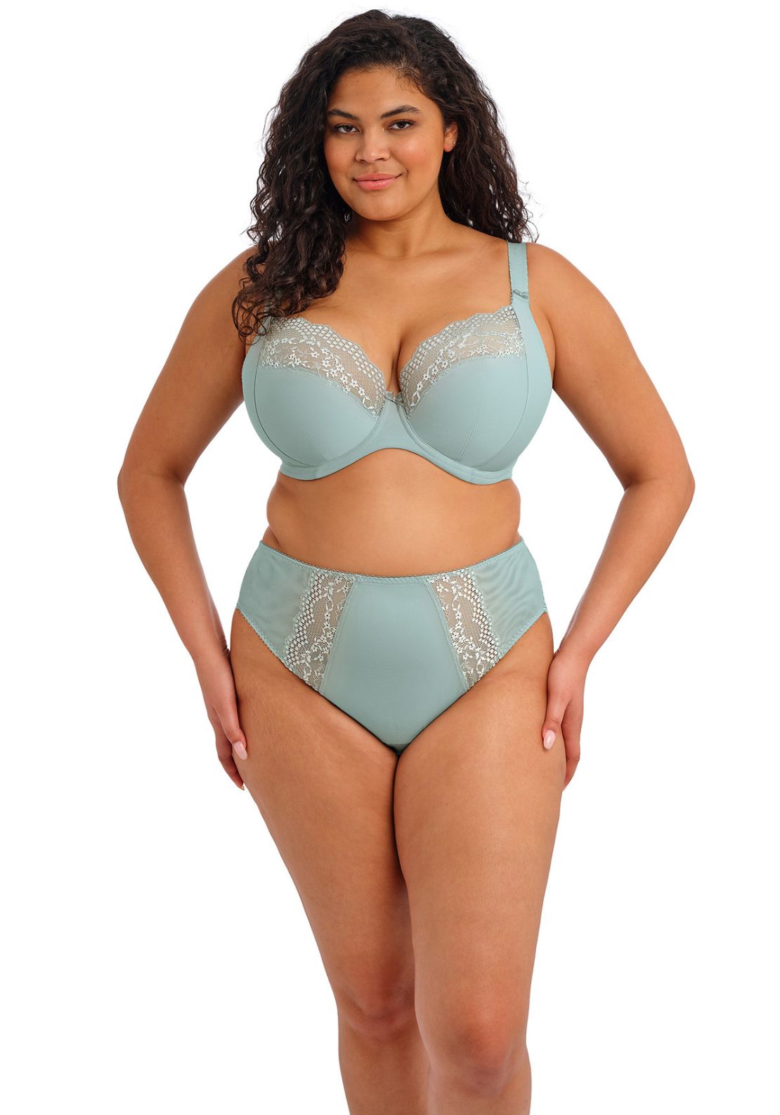Elomi Lucie Stretch Plunge Bra - Mist 2 Shaws Department Stores