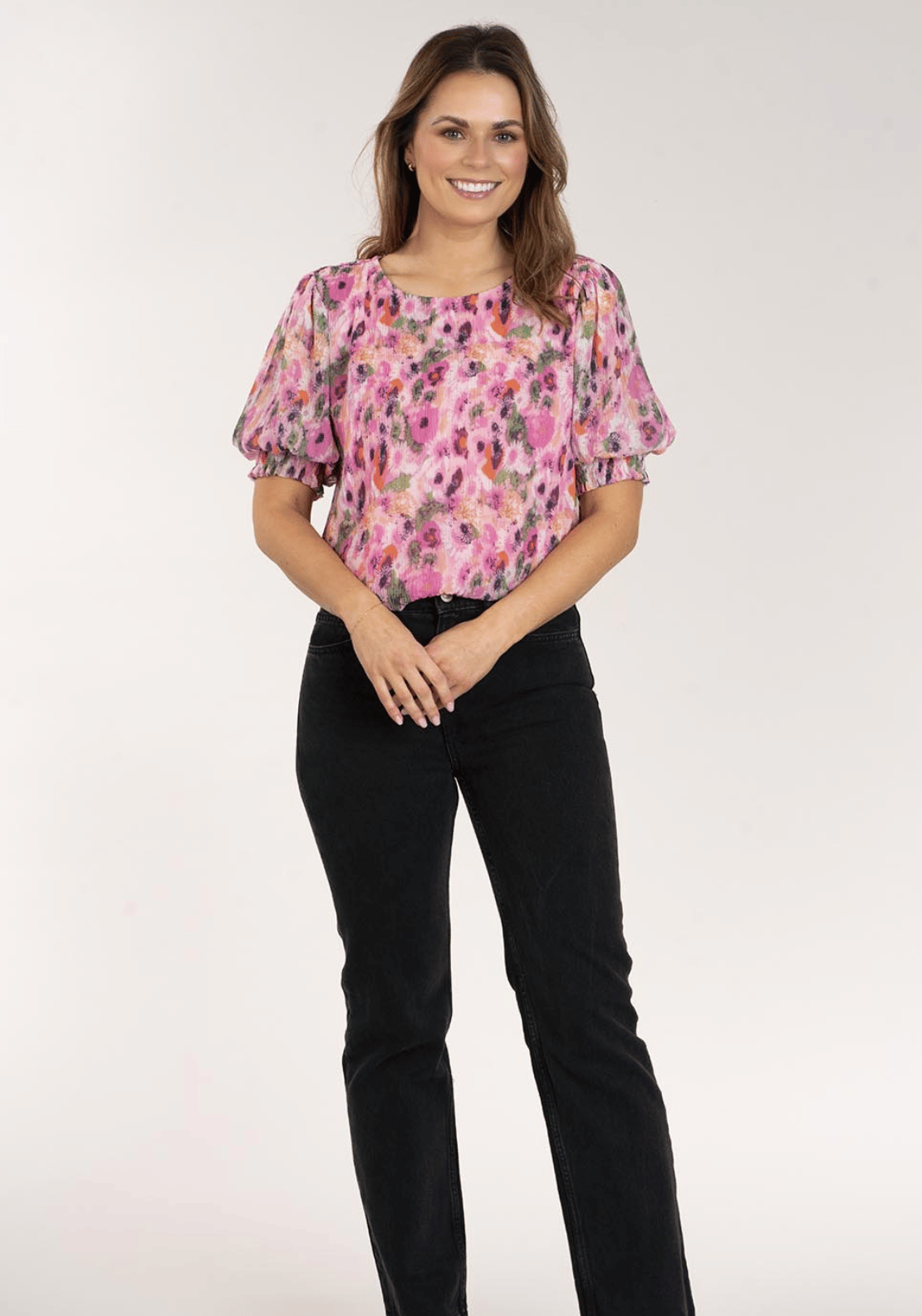 Naoise Printed Top - Multi 1 Shaws Department Stores