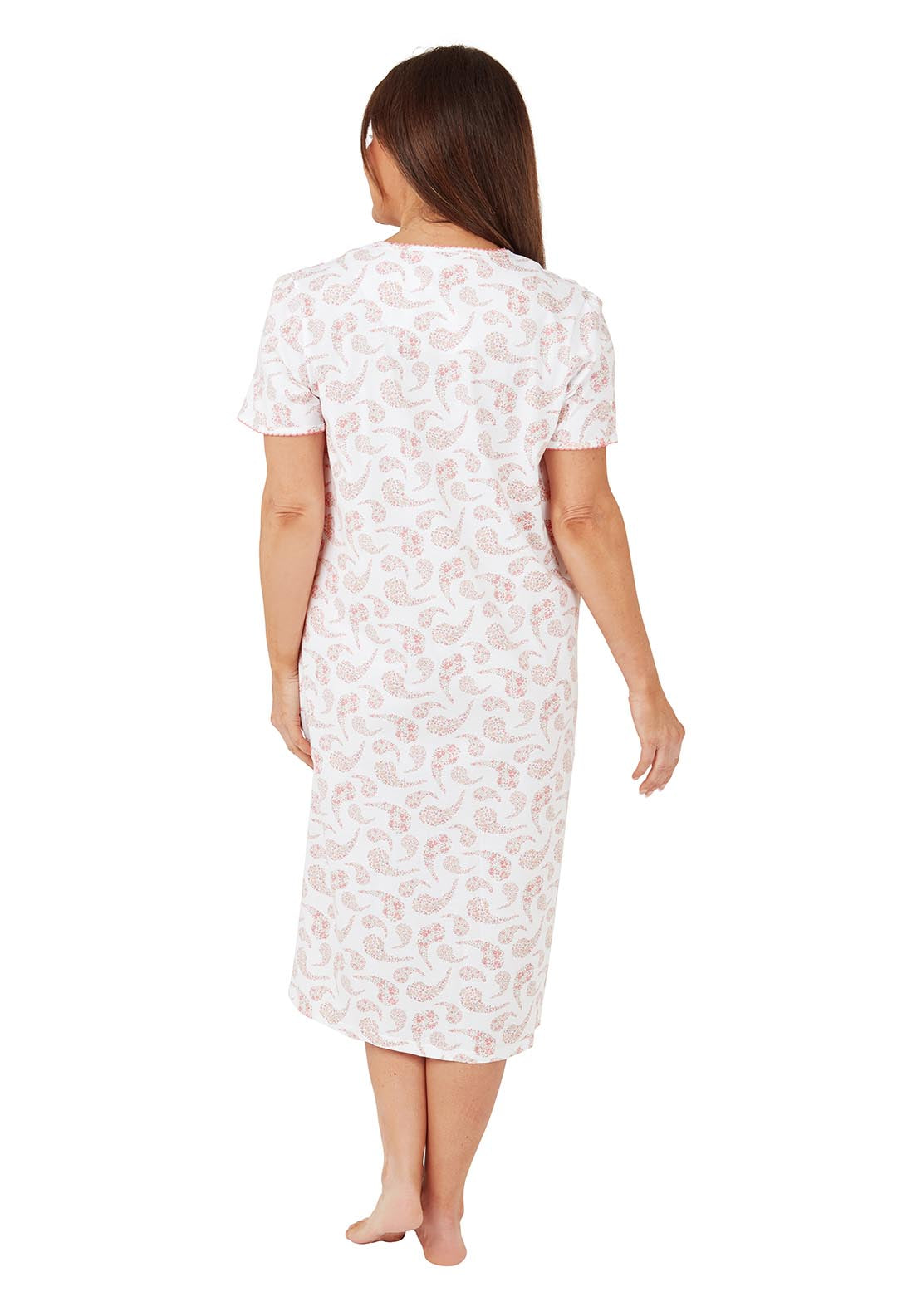 Paisley 100 Cotton Nightdress Pink Shaws Department Stores