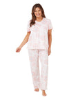 Geo Cotton Pyjama 100% cotton - Pink
