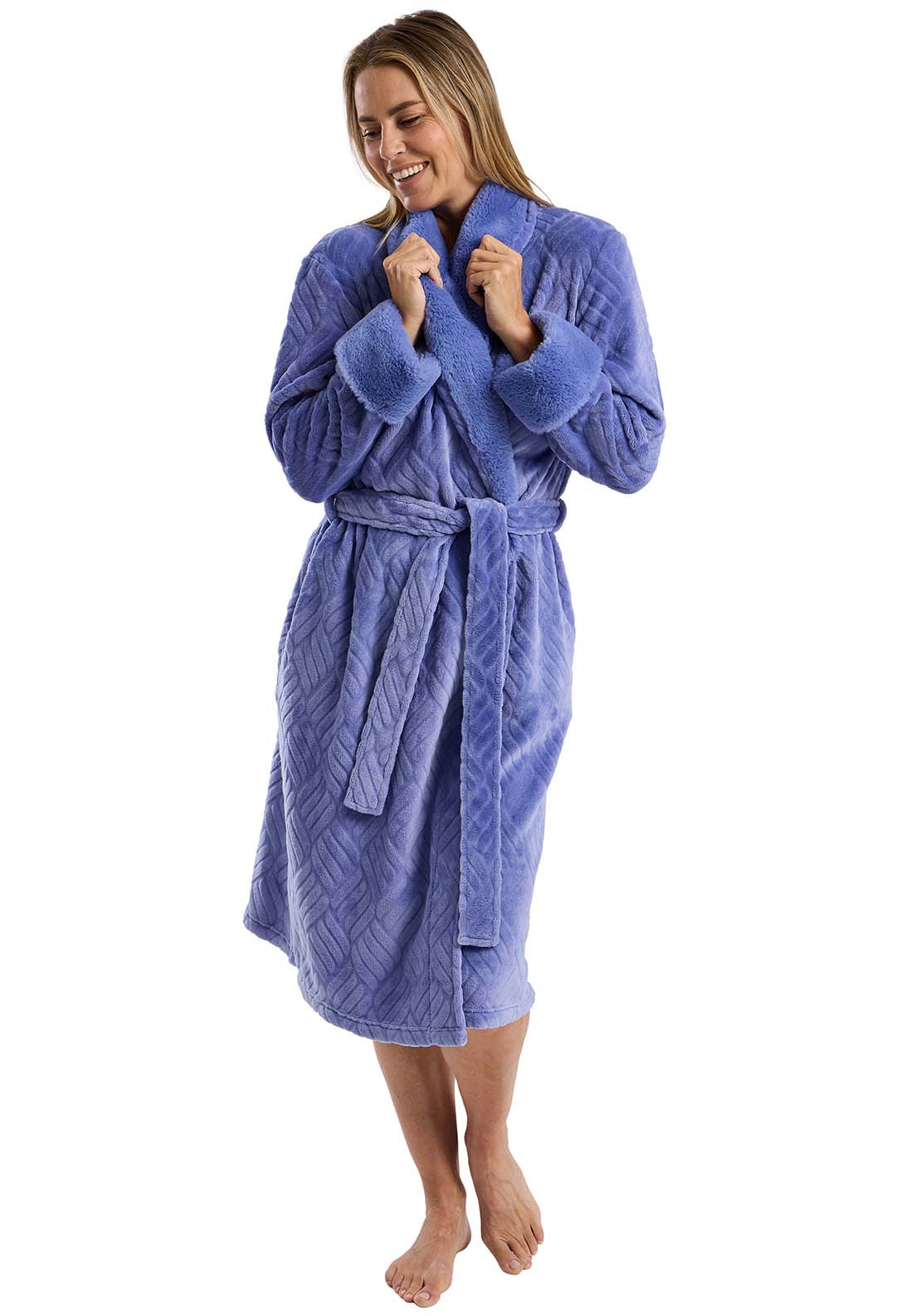 Embossed Nightgown - Denim