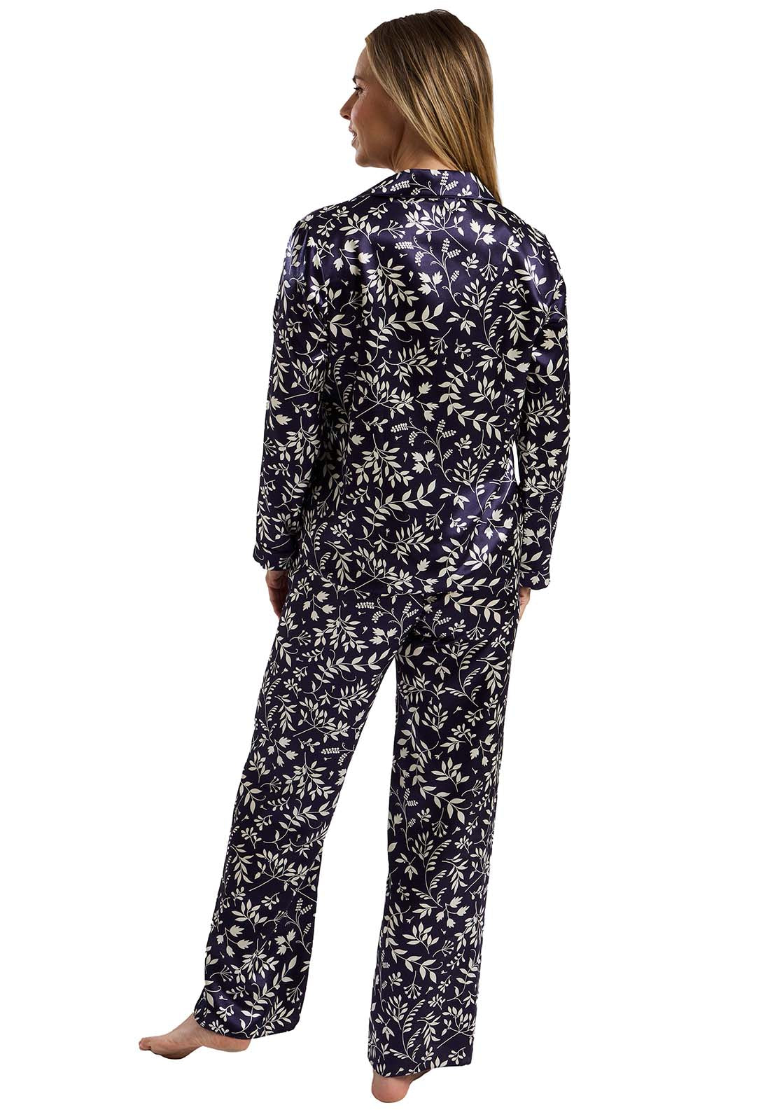 Marlon Claudette Satin Revere Set - Deep Indigo 2 Shaws Department Stores