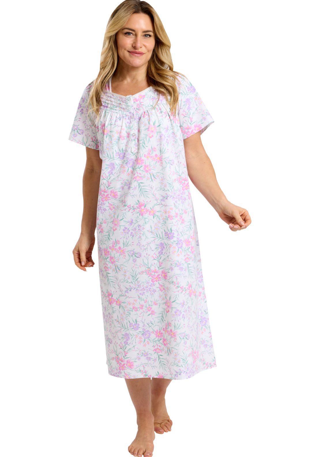 Summer Meadow Floral Nightdress - Floral