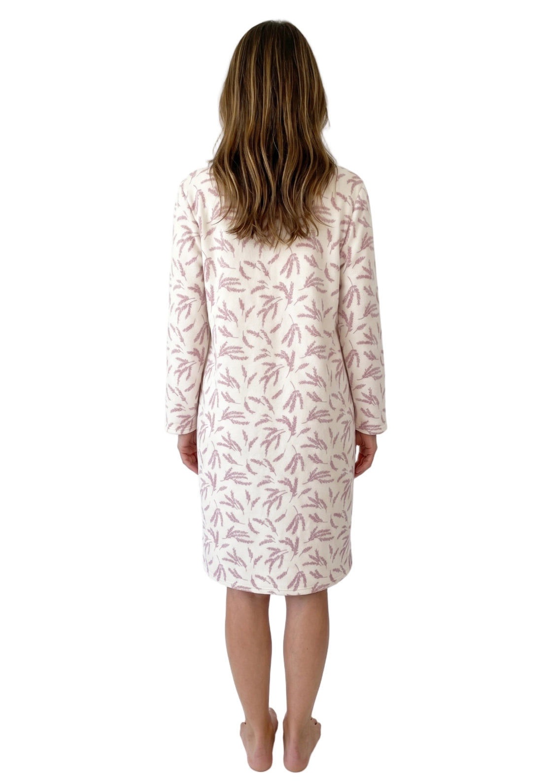 Lilian Fleece Nightdress - Pink