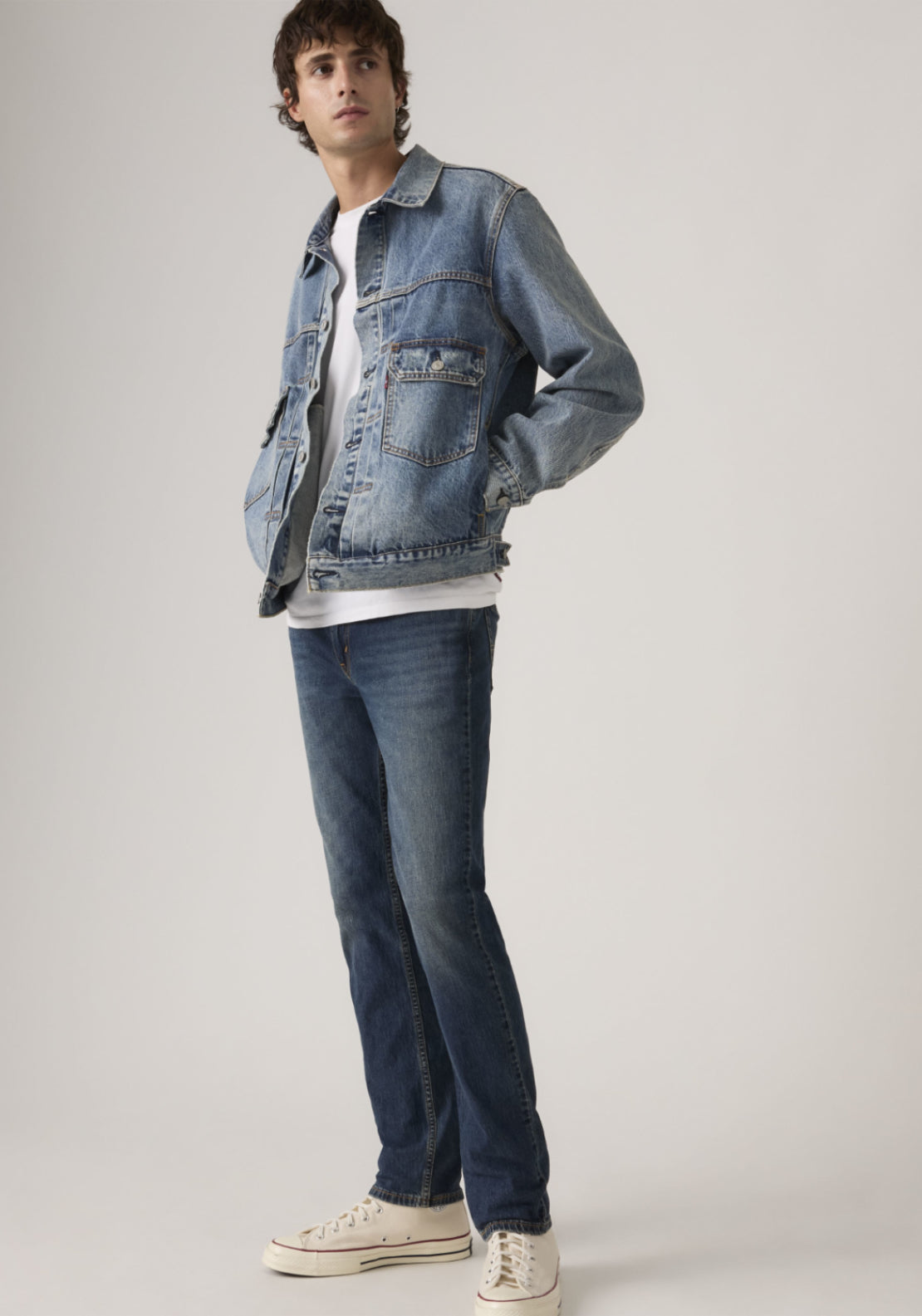 Levis 511 Slim River Bank Cool Jeans - Blue 4 Shaws Department Stores