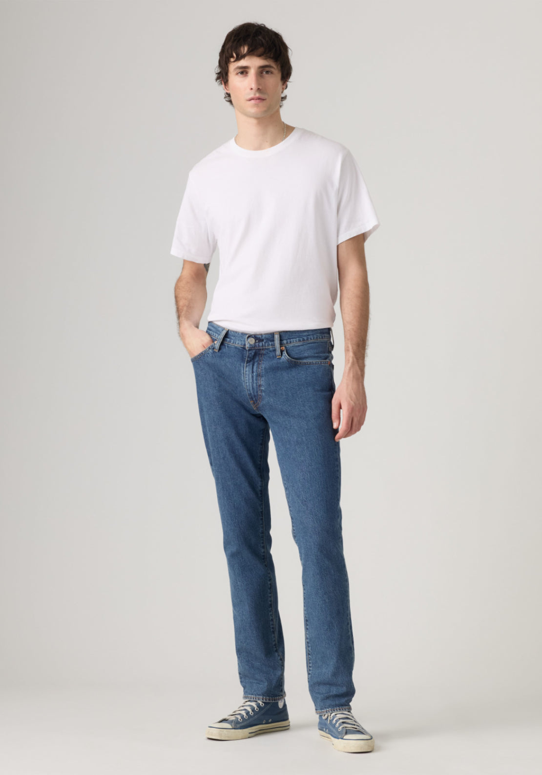 Levis 511 Slim Laugh It Off Jeans - Med Indigo 4 Shaws Department Stores