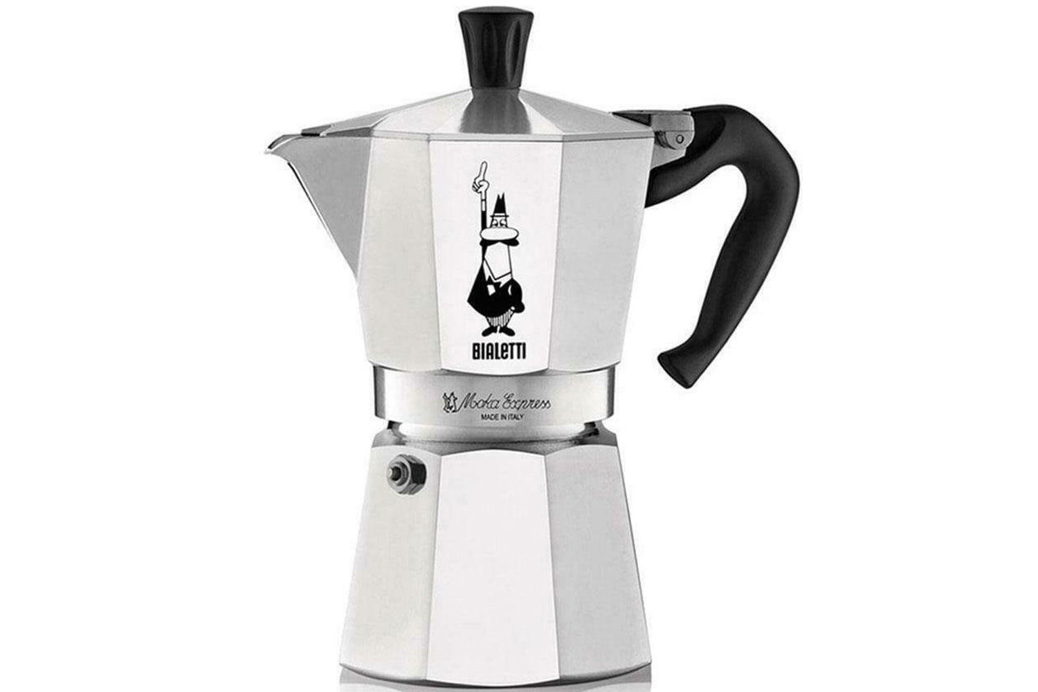 Bialetti Moka Express 3 Cup- Espresso Coffee Maker – Silver 1 Shaws Department Stores