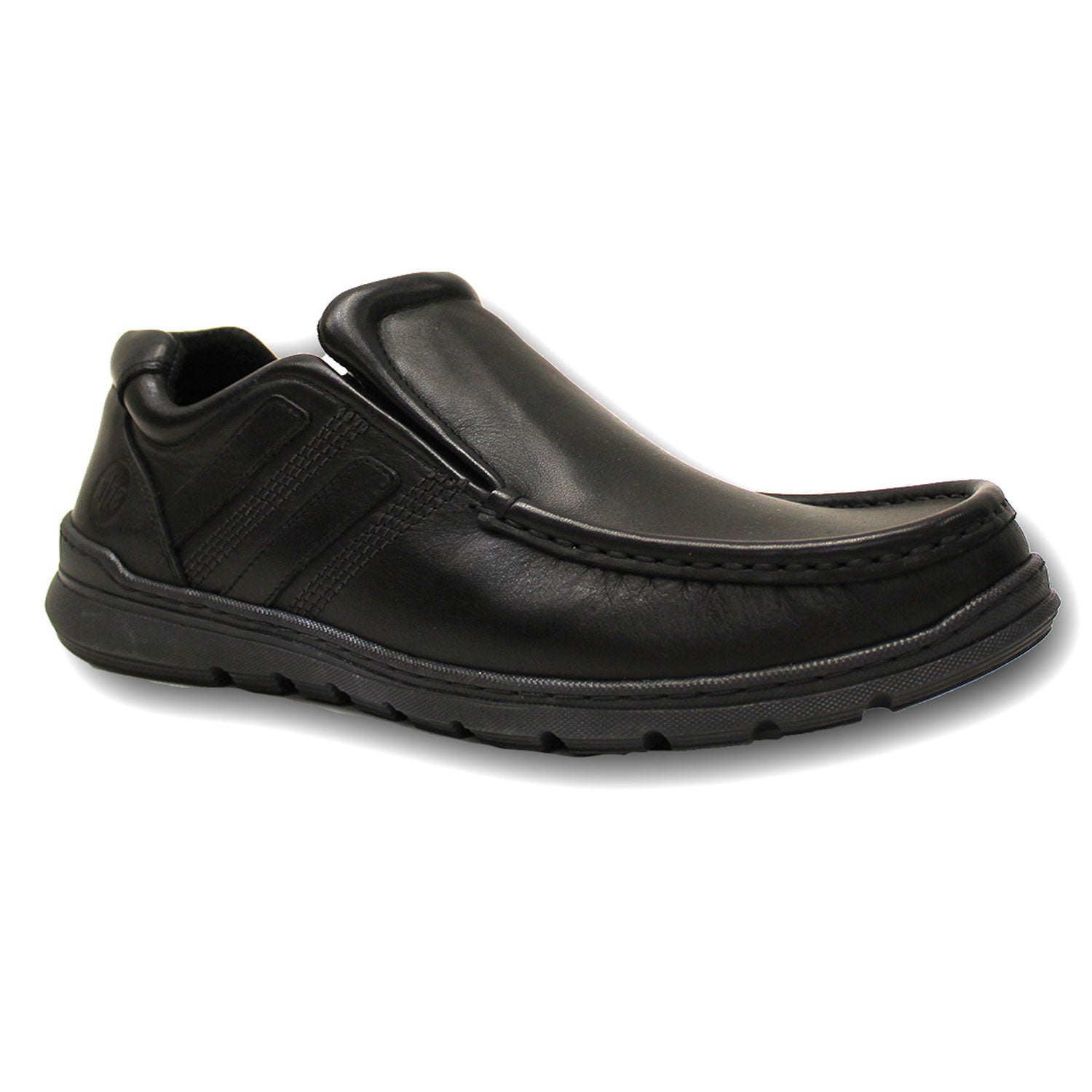 Ninety 78 Slip-on School Shoe - Black 1 Shaws Department Stores