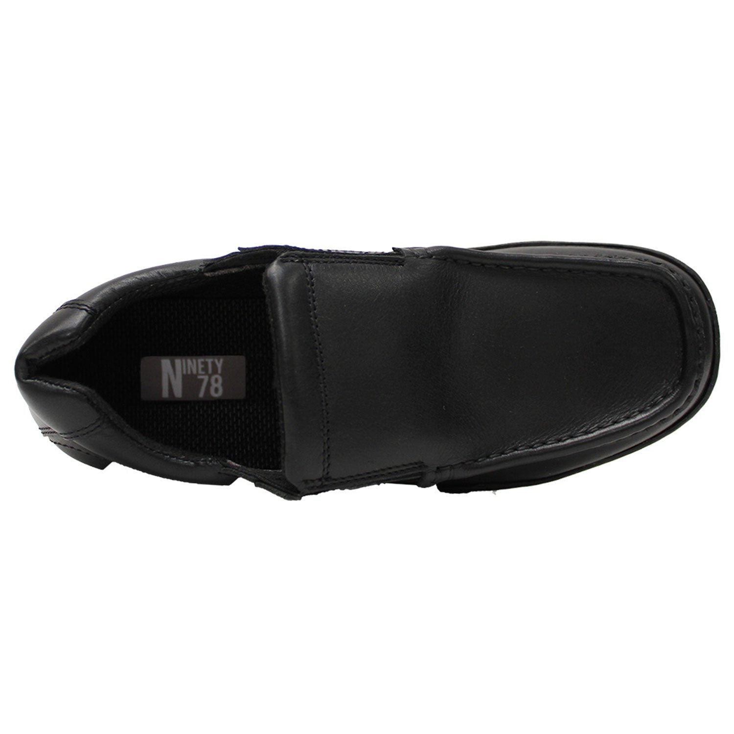 Ninety 78 Slip-on School Shoe - Black 3 Shaws Department Stores