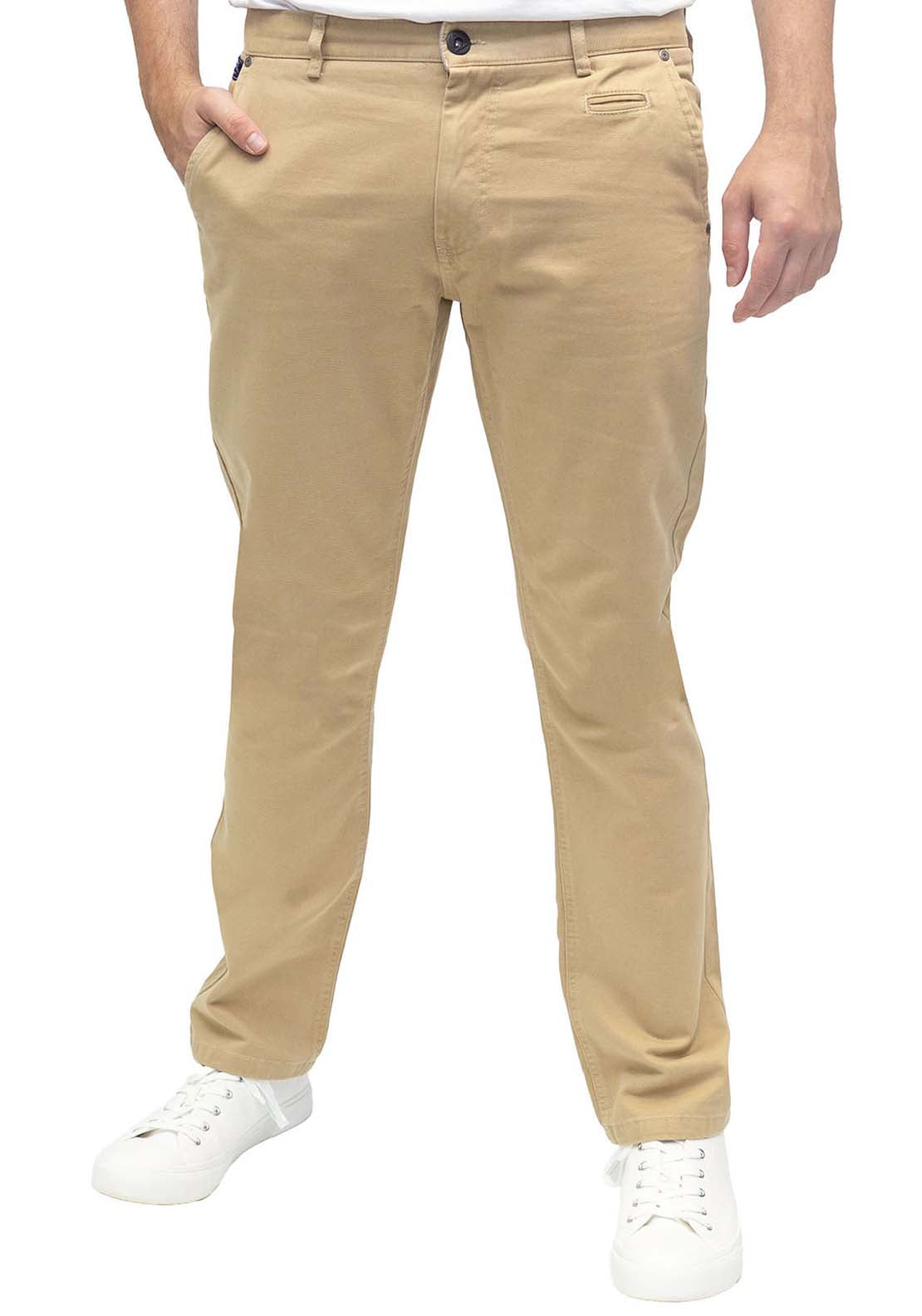 Mineral Jonnie Regular Fit Chino - Beige 1 Shaws Department Stores