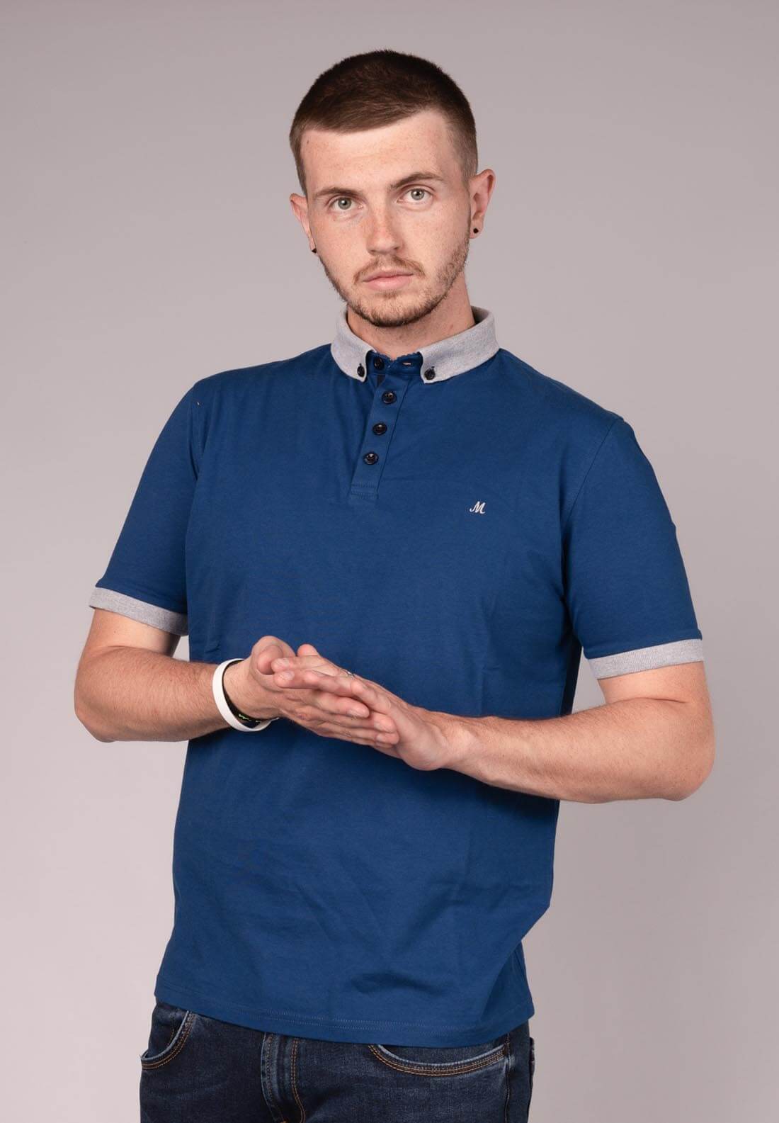 Mineral Princess Polo Shirt - Blue 1 Shaws Department Stores