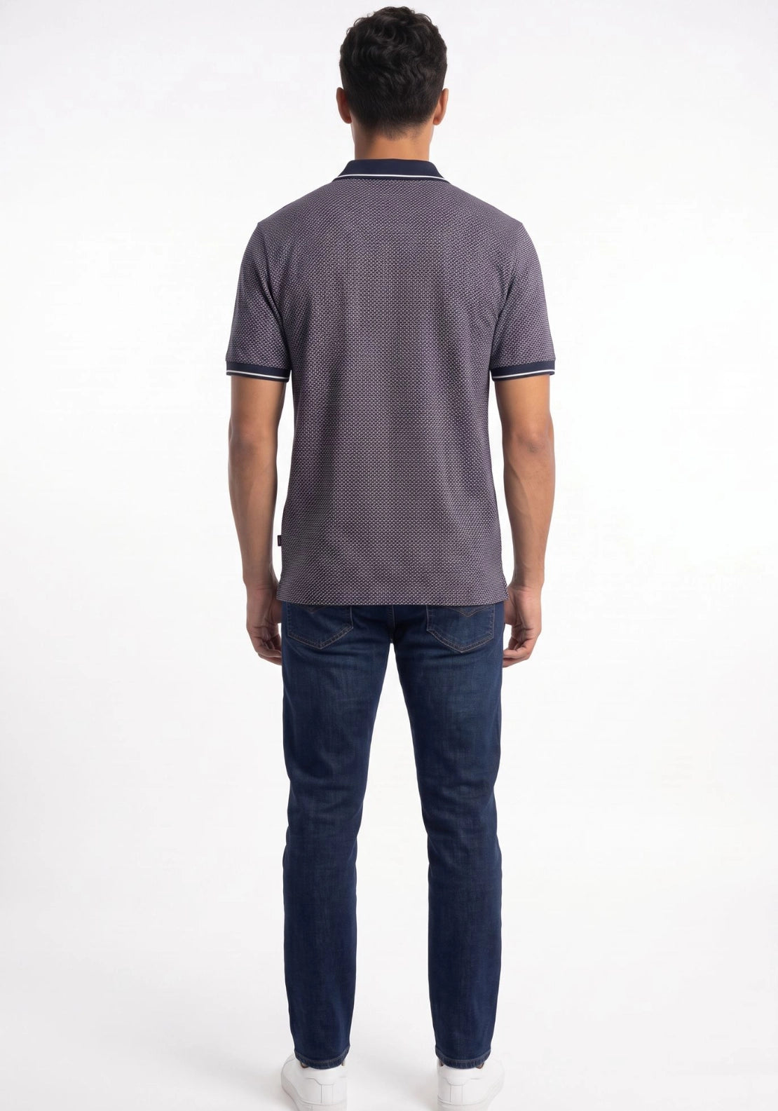 Quincy Zip Polo - Plum