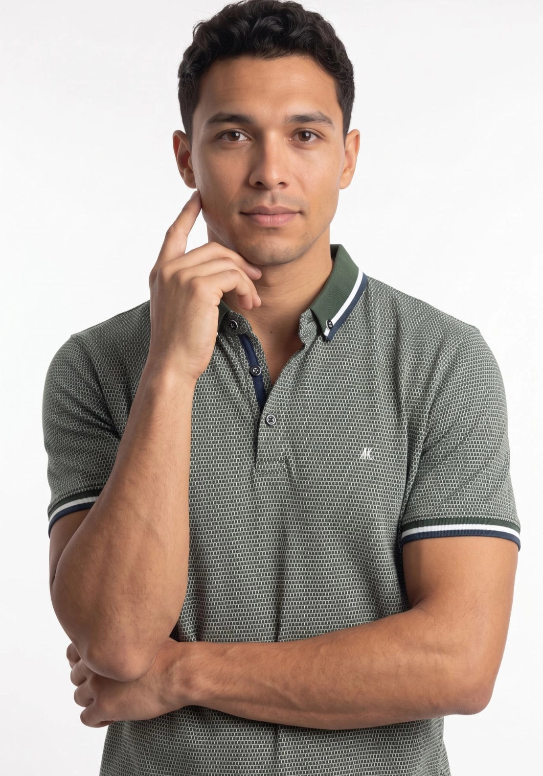 Mineral Camber Polo - Duck Green 1 Shaws Department Stores